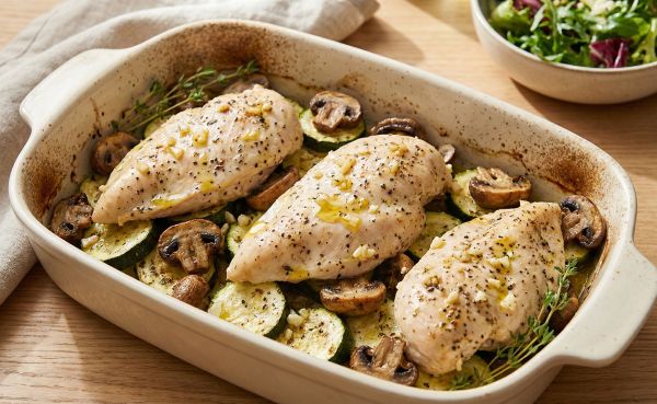 Piept de pui la cuptor pentru diabetici
